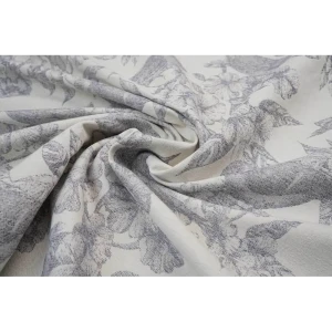 Ткань 1 п/м Жаккард Flemina 140 см цвет серо-синий