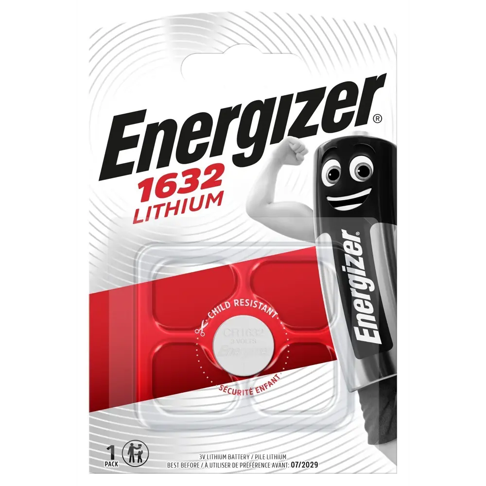 Батарейка Energizer CR1632 литиевая 1 шт STLM-2128768