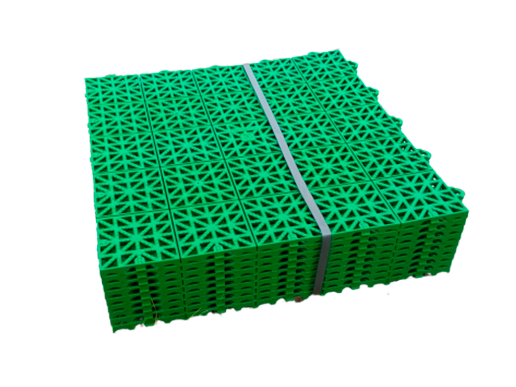 Универсальное модульное покрытие зелёное 330*330*10мм, упак. 9 шт ГеоПластБорд GPBST-104 - Вид №1