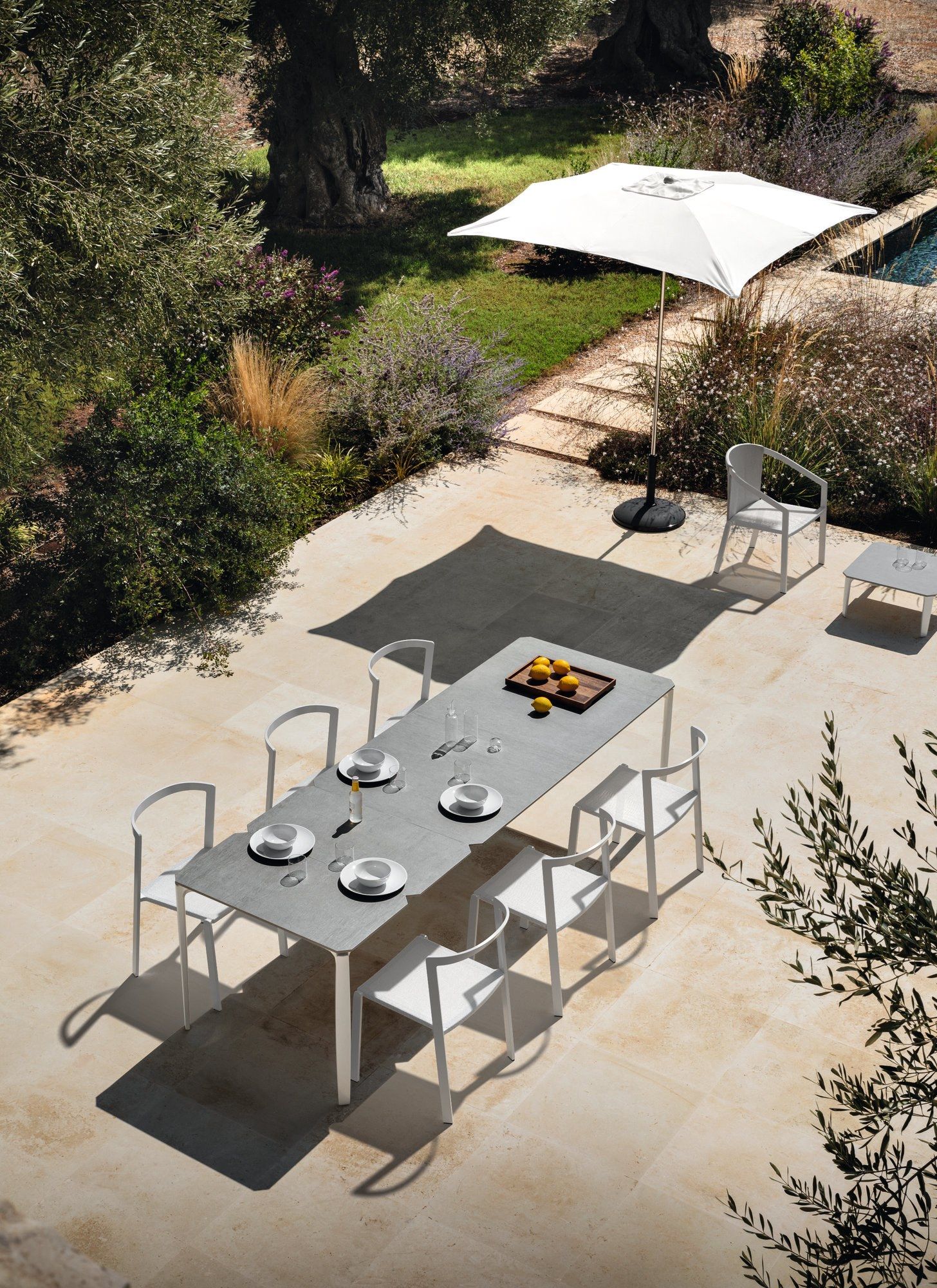 Садовый стол с алюминиевым основанием и керамогранитом MY YOUR Push ARCH-00135608 - Вид №10