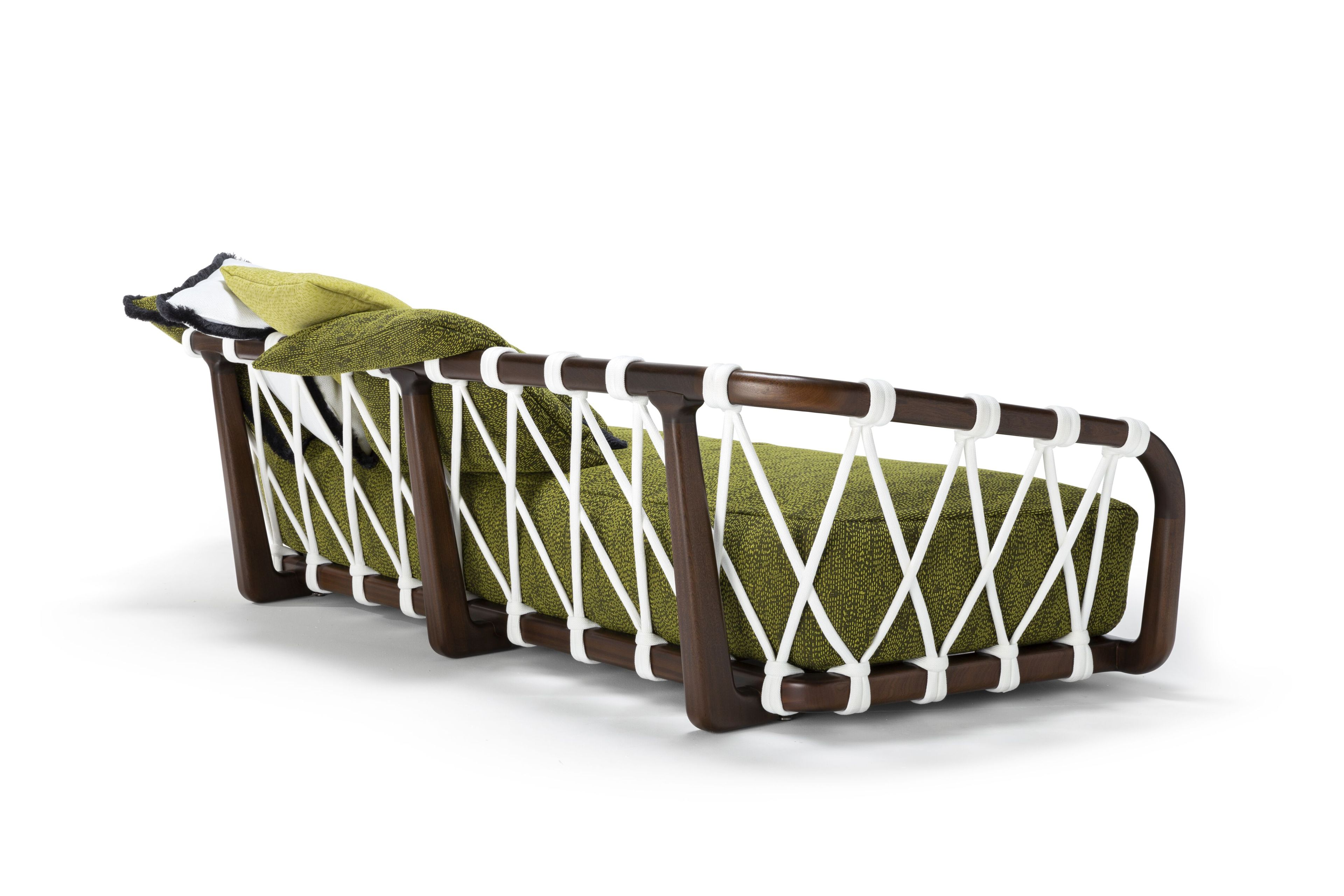 3-местный диван из красного дерева и ткани Exteta Sunset ARCH-00119067 - Вид №8