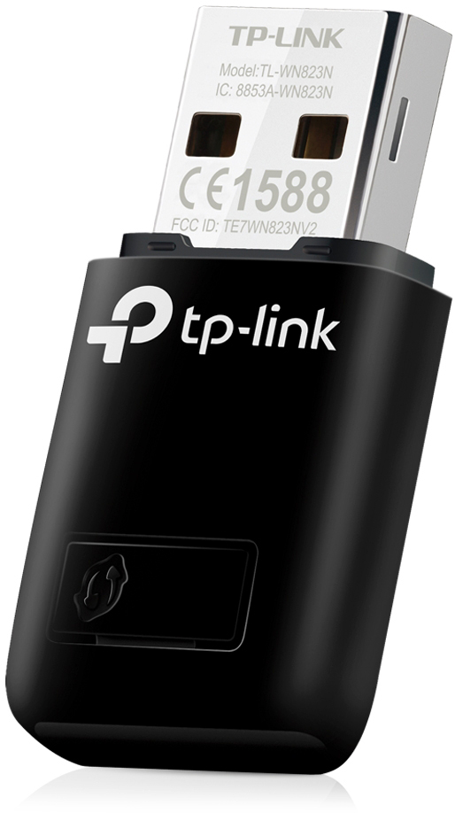 TL-WN823N 300mbps mini wireless n usb adapter, mini size, realtek, 2t2r, 2.4ghz, 802.11b/g/n TP-Link Santreyd 