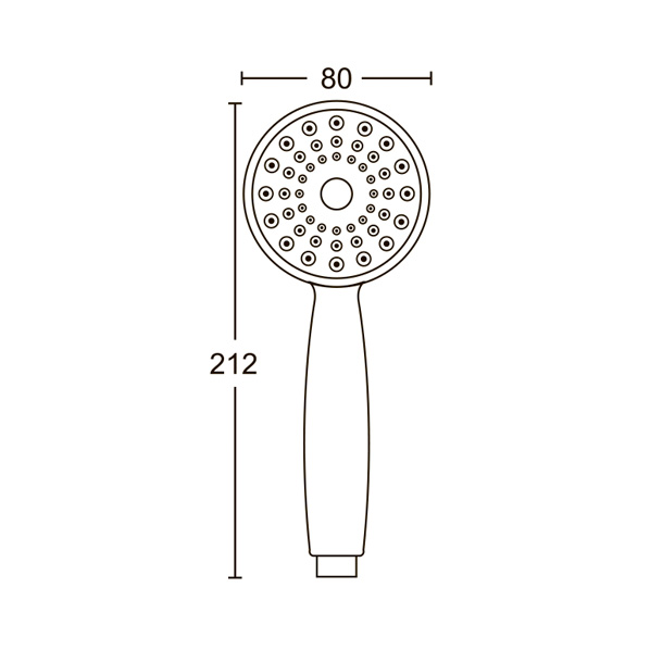 AGD 20.1147 P  Лейка для душа  ARGO kran agd201147p - Вид №1