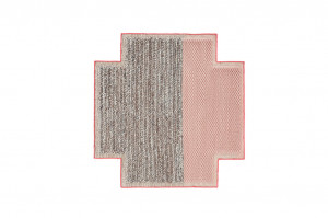 070816 Ковер Plait Pink 160х160 GAN Mangas Space