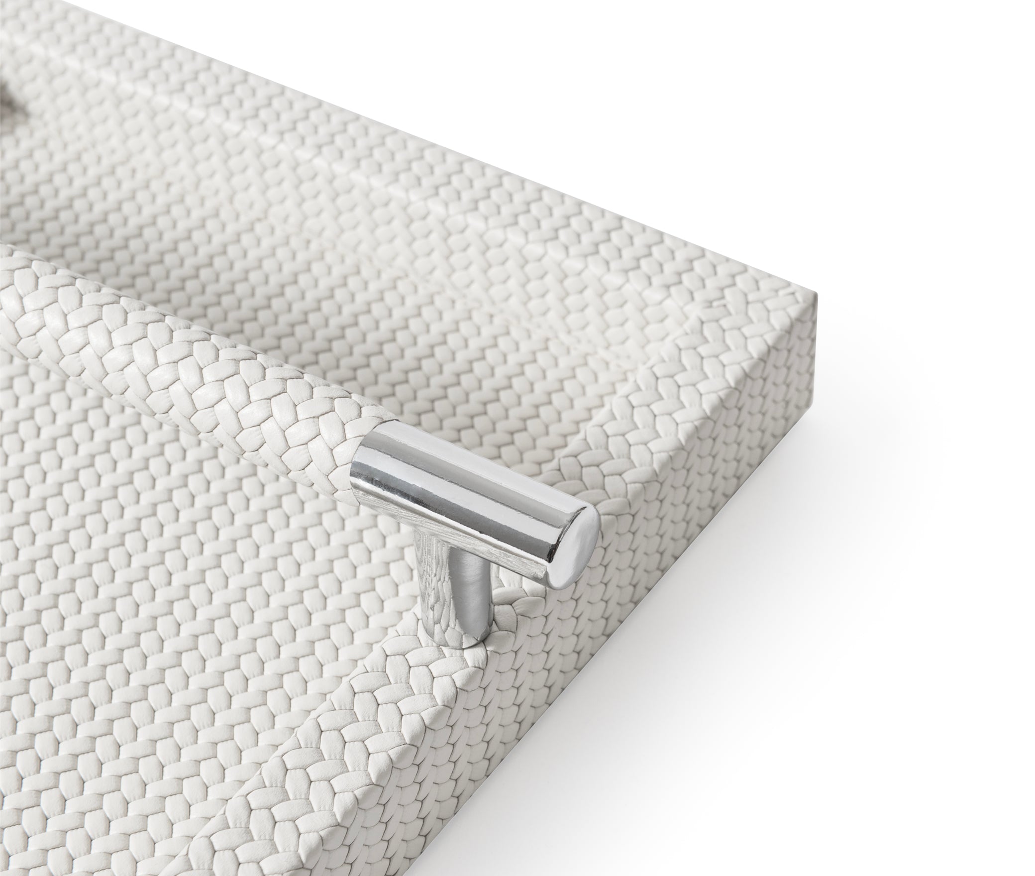 Поднос для салфеток - 20,5X20,5 см / тканая кожа_coffee Pinetti 00.0098.061.015 - Вид №1