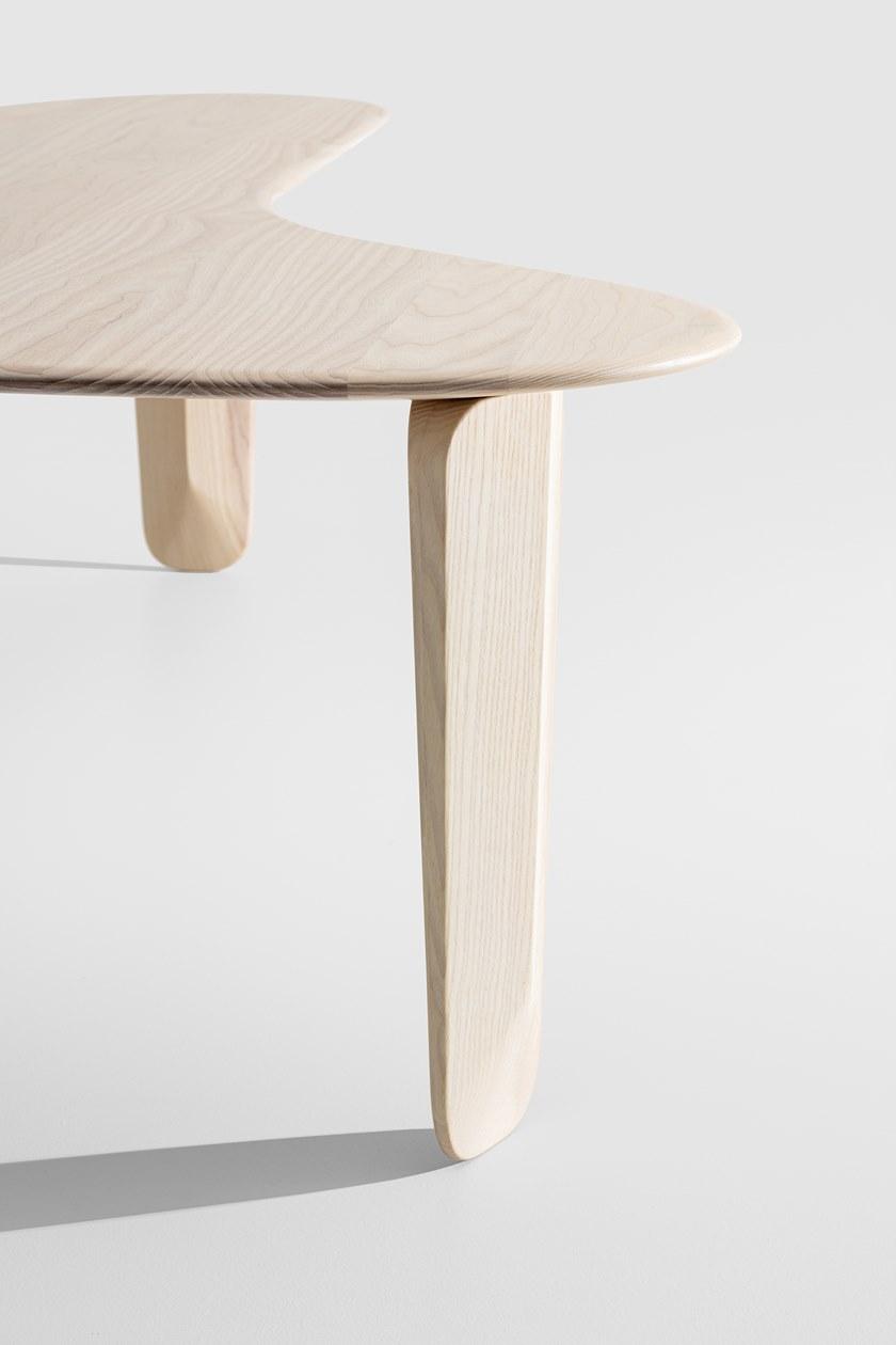 ZEITRAUM Низкий прямоугольный журнальный столик из массива дерева sun-id-1402774 - Вид №2