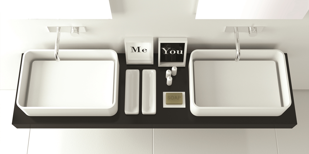 LJ070342 Накладная раковина на столешницу  овальная MOMA Design  - Вид №1