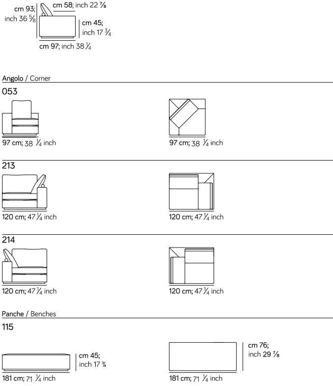 AMURA Модульный тканевый диван Murray sun-id-1434669 - Вид №17