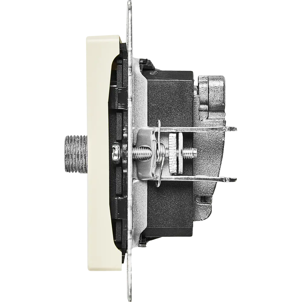 Розетка TV двойная IEK Brite для скрытого монтажа в бежевом цвете 87761516 STLM-1112242 - Вид №2