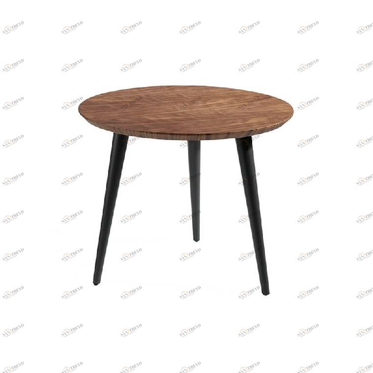 Журнальный столик деревянный с тремя ножками коричневый Atelier от Angel Cerda ANGEL CERDA  00-3865528 Коричневый 