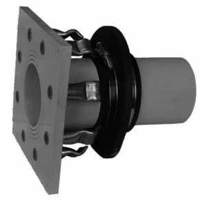 SANIT 72209106032 Встраиваемый PP, прямой односторонний фланец втулки якоря V4A