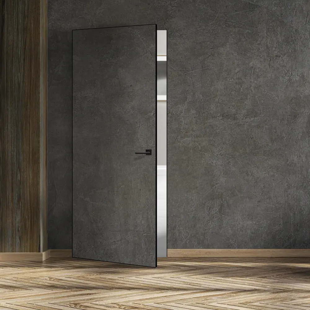Дверь межкомнатная глухая Invisible 60x220 см цвет с замком 89433741 STLM-2160747 VELLDORIS  - Вид №6