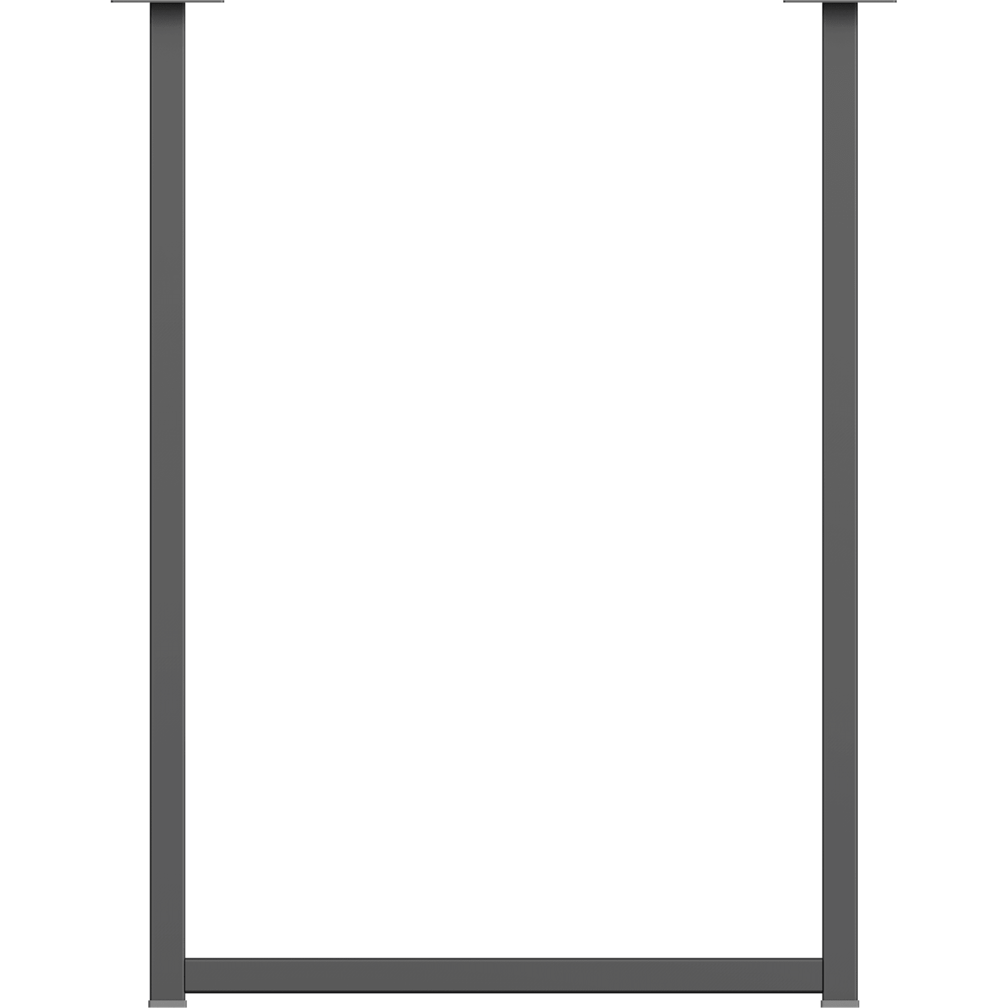 82895674 Подстолье для рабочей поверхности 710 мм сталь цвет матовый черный, 1 шт Santreyd  - Вид №1