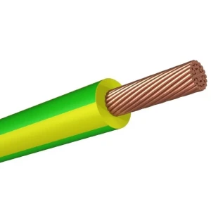 91544365 Провод ККЗ ПуГВнг(А)-LS 1x16 100 м цвет жёлто-зелёный ГОСТ STLM-1112406