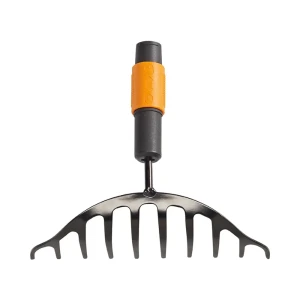 91648822 Грабли зубчатые Fiskars QuikFit 1000651 сталь 10 зубьев STLM-1413582