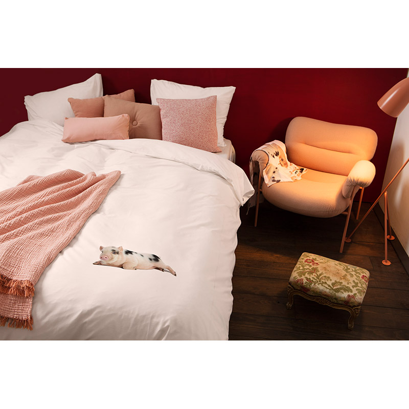 Комплект постельного белья  "Поросенок розовый" 150х200 см SNURK MISSPEGGYPINK150Х200CM - Вид №1