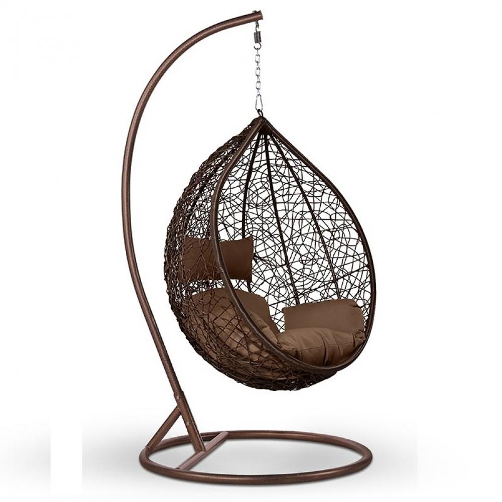 Подвесное кресло коричневое Brown AFINA  286091 Коричневый  - Вид №2