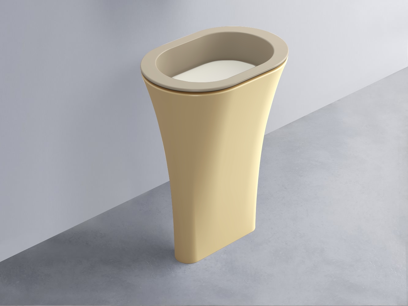 AMLA65-AV+AMPILO-TL+AMCOLO-CN Раковина Amedeo Ovale отдельностоящая cielo Enjoy + Amedeo Ceramica Cielo