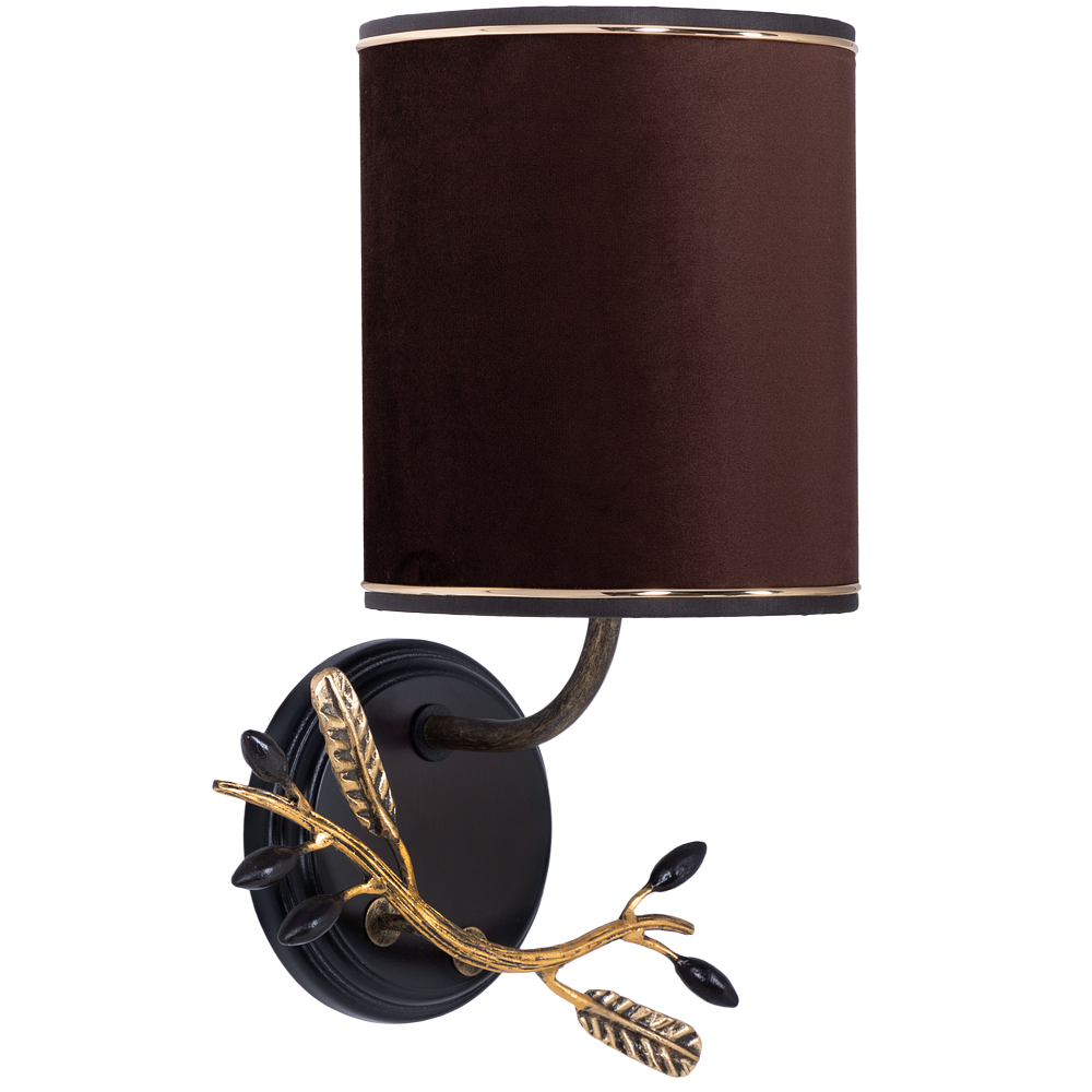 35065 Бра Oliva Branch Каштан левое BOGACHO 4627196596924 - Вид №3