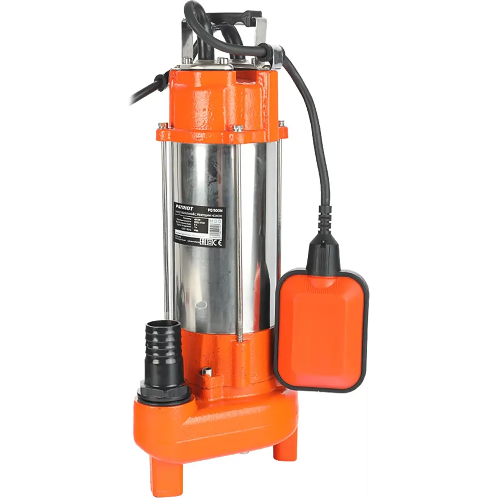 Фекальный насос Patriot FQ500N с режущим механизмом для грязной воды 82770404 STLM-0957598