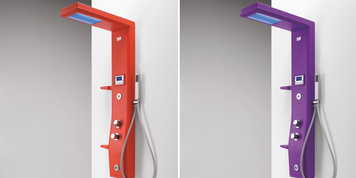 Душевая колонна Etoile Lilac 125 см с хромотерапией 4ETA6N0L Gruppo Geromin - Вид №2