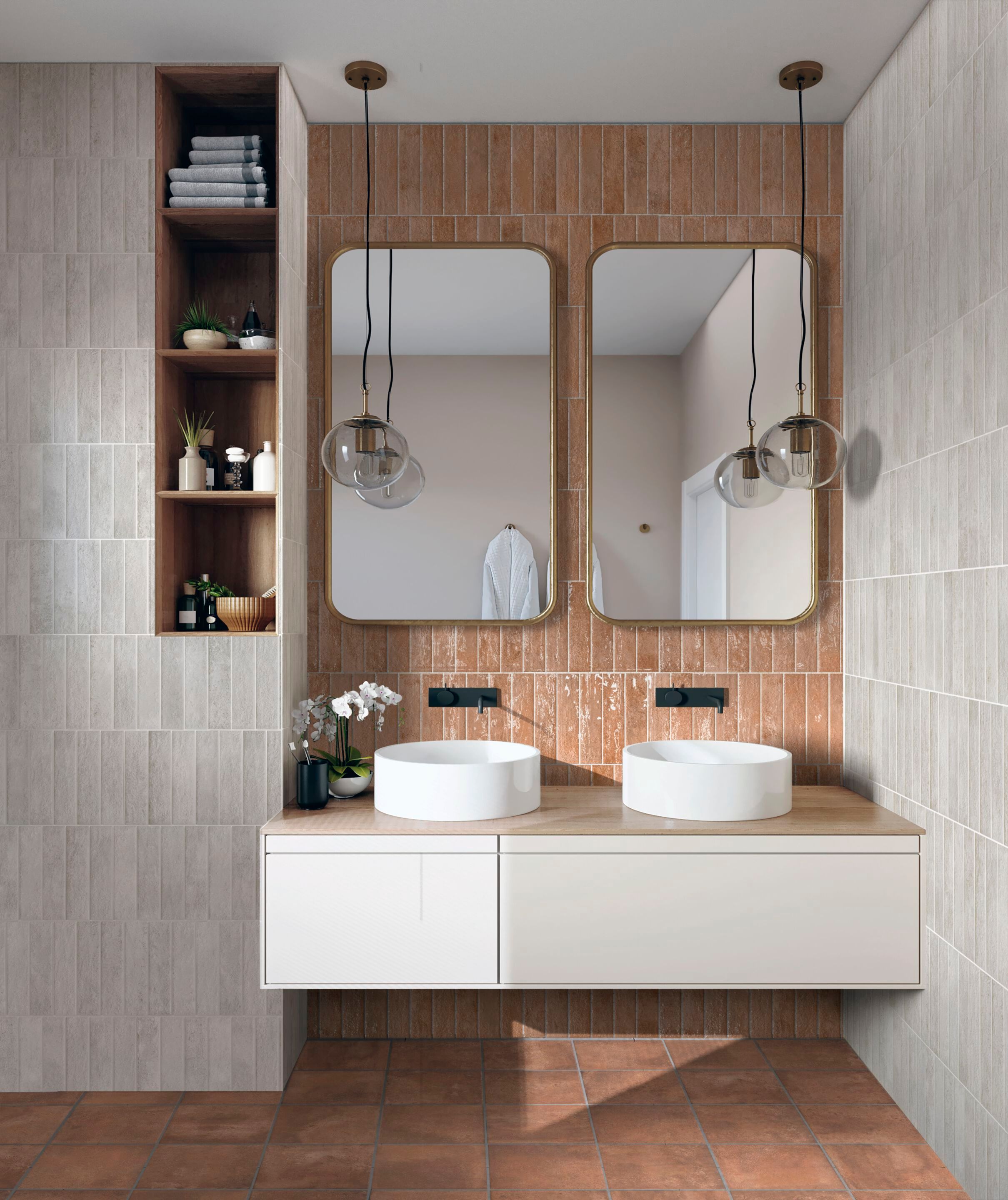 Пол / облицовка керамогранита с эффектом кирпича KERADOM COCCIO ARCH-00081704 - Вид №17