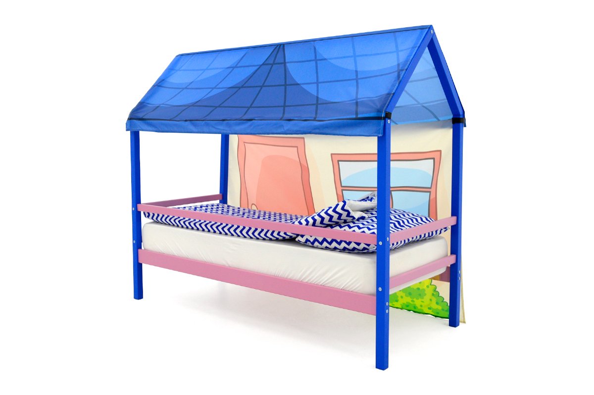 Накидка для кровати-домика Svogen игровая "Седьмое небо" БЕЛЬМАРКО  00-3873197 Синий;бежевый Santreyd  - Вид №2