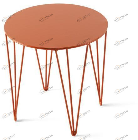 Atipico Круглый журнальный столик из лакированного железа Chele sun-id-1463853