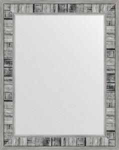 BY 7603 Зеркало в багетной раме - состаренное дерево 50 mm EVOFORM Definite