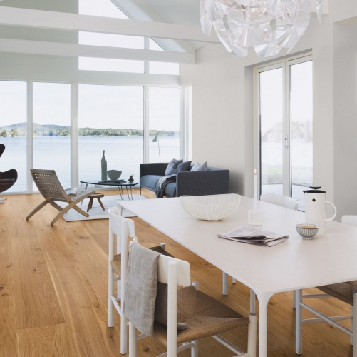 Инженерная доска Boen Chalet Traditional Live Natural Ированная Ebcx4kfd Дуб Натур с брашью (Текстурированная) 2000-4000х250 мм 2100410020 - Вид №9