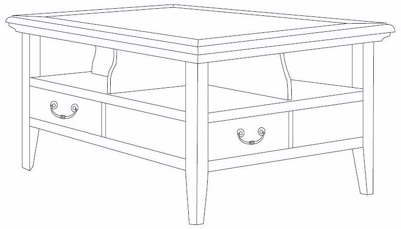 Arvestyle Журнальный столик из массива дерева с вещевым ящиком Giotto sun-id-1368553 - Вид №4