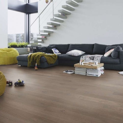 Паркетная доска Meister PS 300 Серая глина 8232 Дуб Натур с брашью (Текстурированная) 1187х142 мм 2300200089 - Вид №8