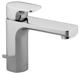 33500960-00 Смеситель для умывальника однорычажный со сливным гарнитуром - хром Villeroy & Boch CULT DornBracht