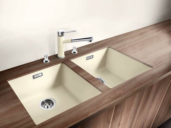 523424 Кухонная мойка Blanco Subline 400-U алюметаллик  Blanco Subline Алюметаллик - Вид №1