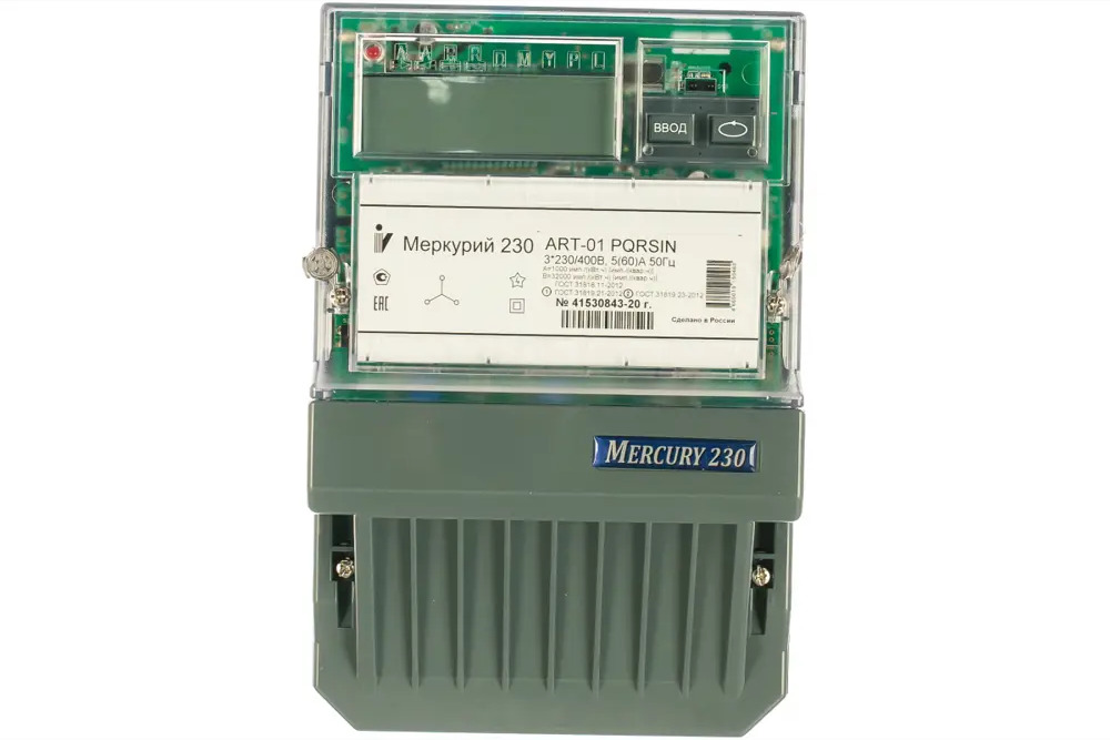 93733586 Электросчетчик Меркурий Инкотекс 230ARТ01PQRSIN 60 А STLM-1104513