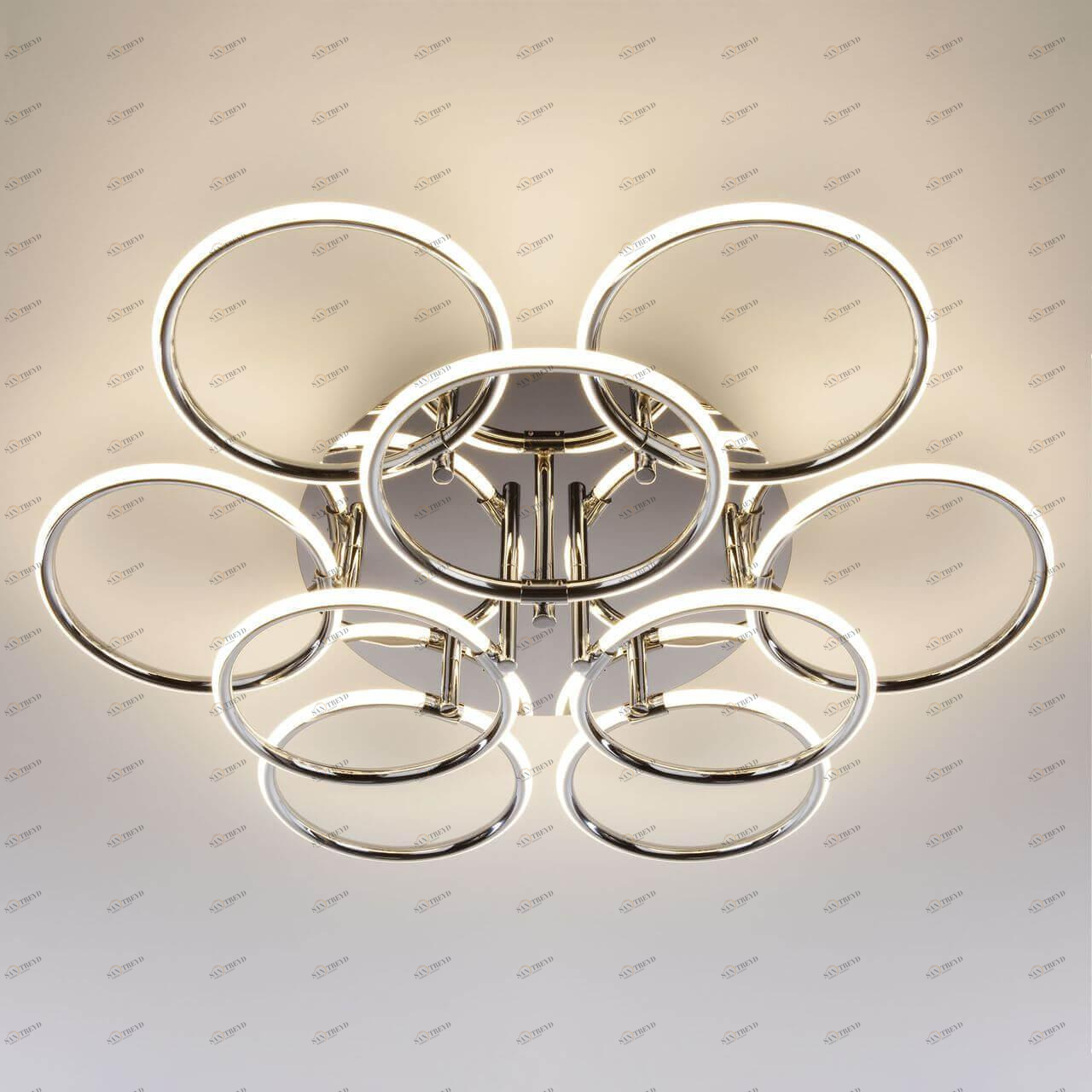 Потолочный светильник Eurosvet 90069/9 хром EUROSVET IMPULSE 00-3888598 Хром 