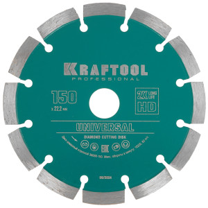 Диск алмазный KRAFTOOL UNIVERSAL 36680-150 5308003