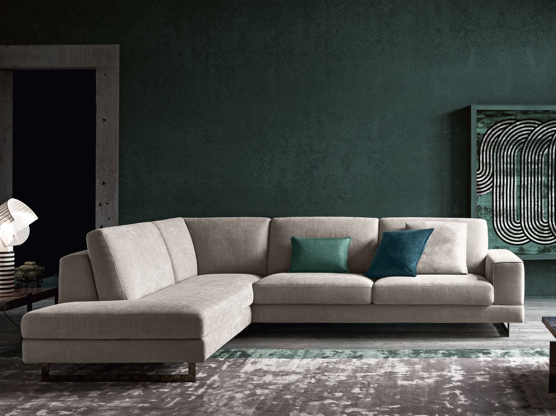 Угловой диван из ткани Felis Softliving ARCH-00000527