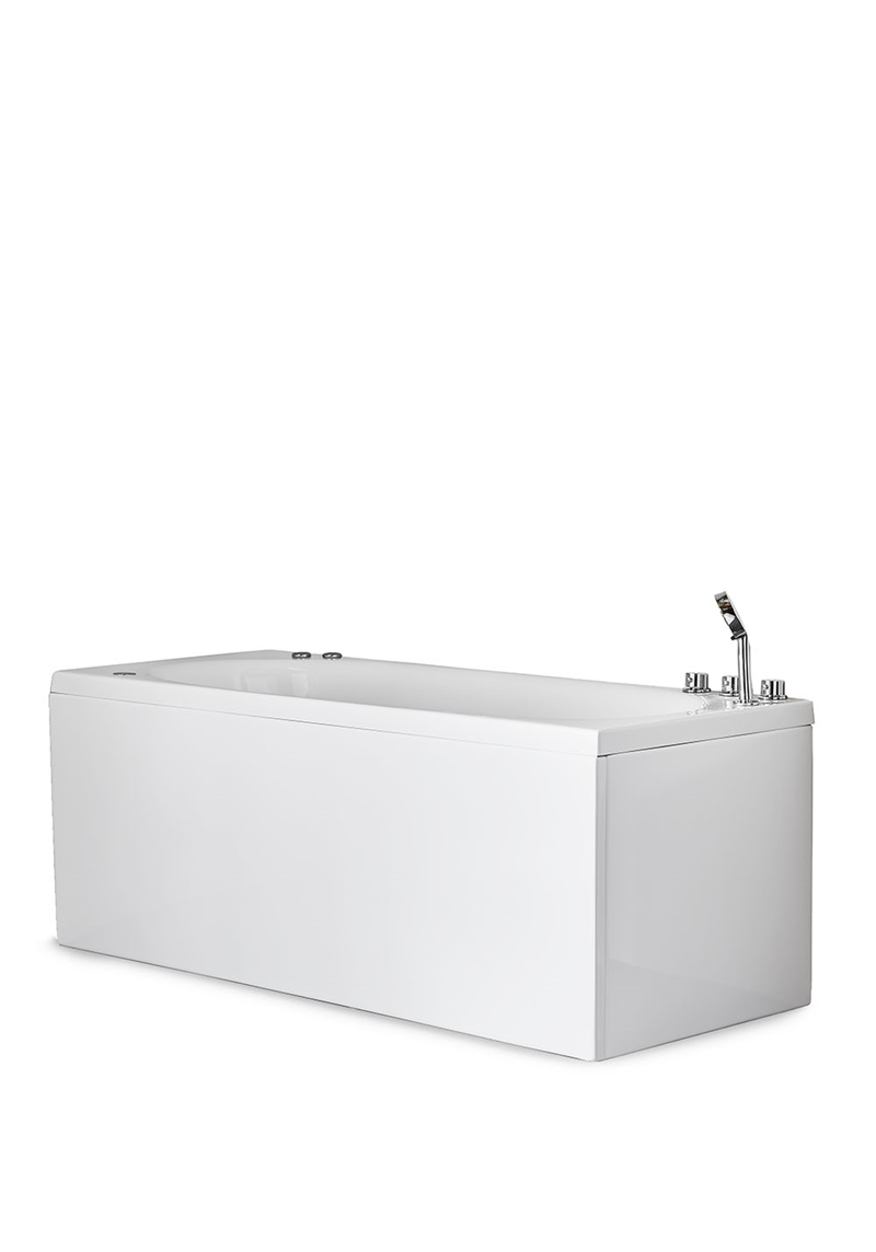 106 Массажная Ванна Relounge 150 Silver Right + Mixed  Noro  Белый 