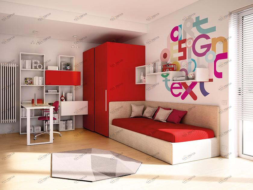 Moretti Compact Модульная деревянная спальня для мальчиков sun-id-1364213