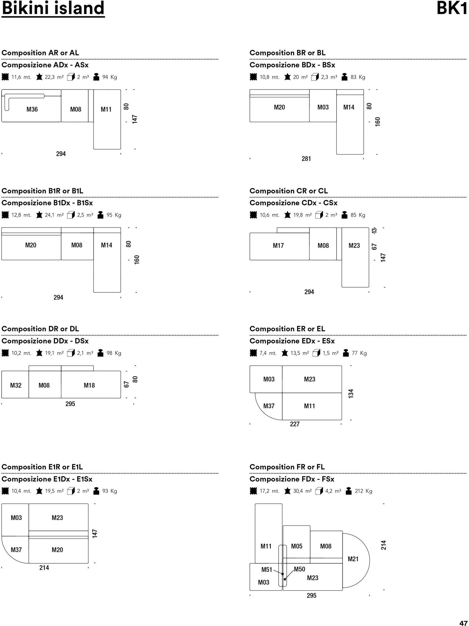 Moroso Модульный секционный диван Bikini island sun-id-1362162 - Вид №15