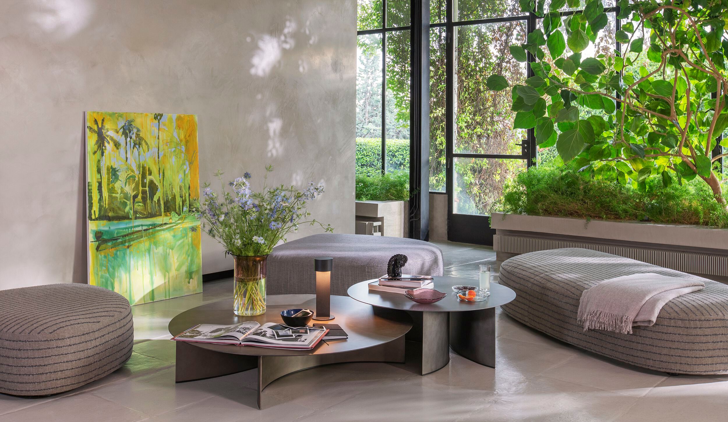 Круглый металлический журнальный столик Flou Pierre ARCH-00127357 - Вид №13