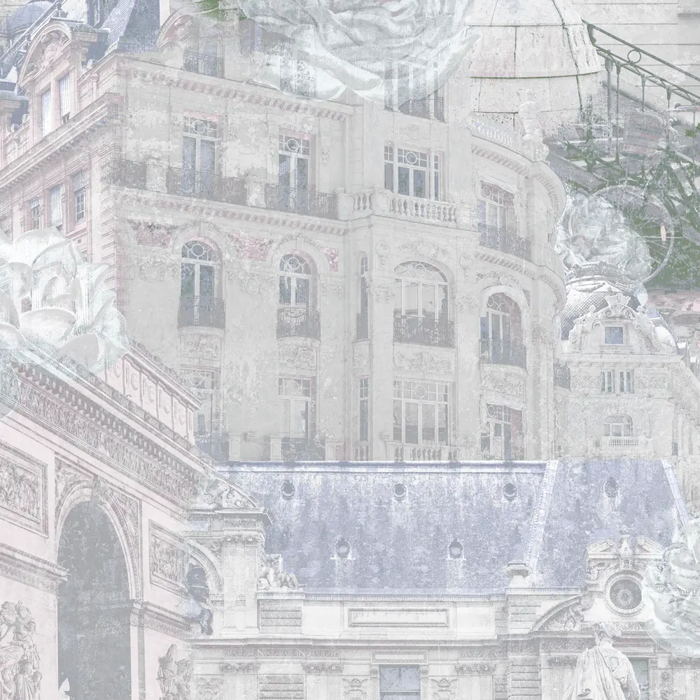 Обои флизелиновые Антураж Montmartre фиолетовые 1.06 м 168379-19 ANTURAGE STLM-2013157 - Вид №1