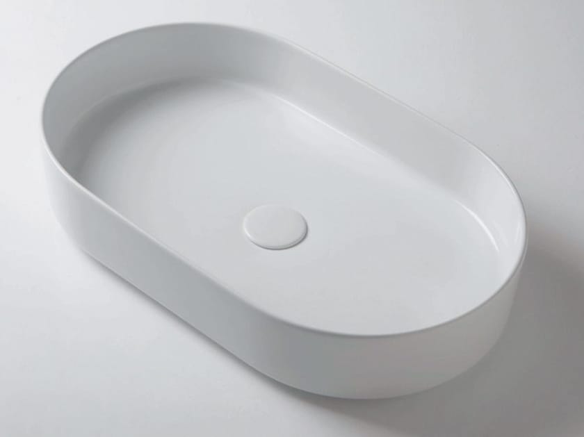 Керамическая столешница овальная раковина BLEU PROVENCE умывальники ARCH-00128853
