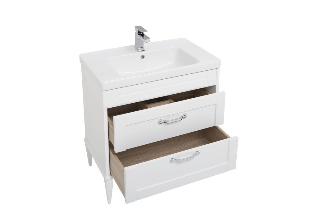 Мебель для ванной Aquanet Денвер 80 белый 00203638 - Вид №3