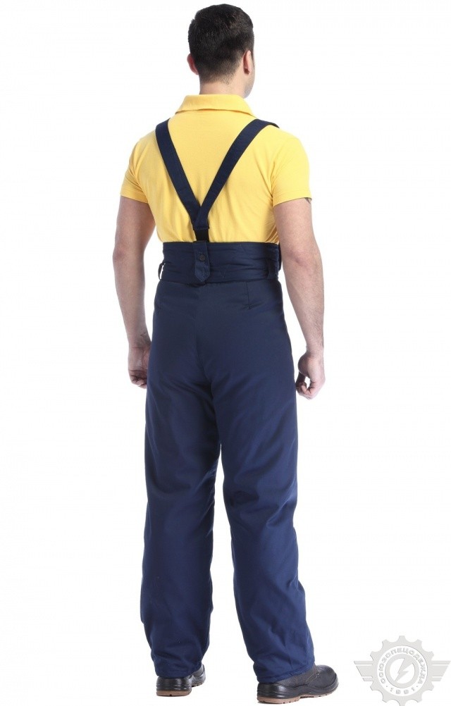 65010 Брюки "Эксперт" зимние темно-синие  Зимняя спецодежда  размер 48-50/182-188  - Вид №3