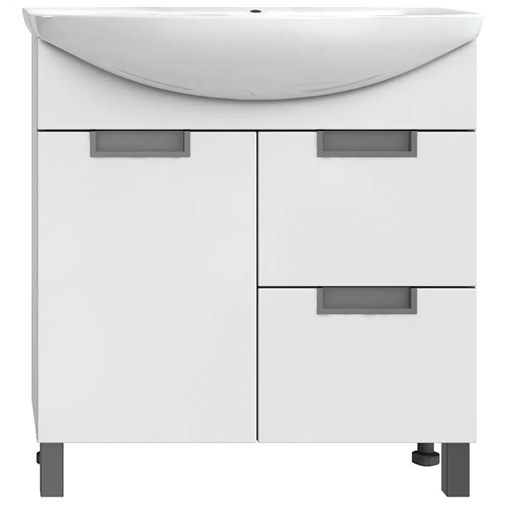 Тумба под раковину напольная Vigo Венто 70 см цвет белый STLM-2001056