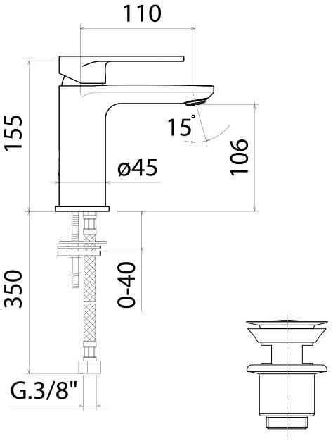Jacuzzi Borea 0BO00088JA01  - Вид №2