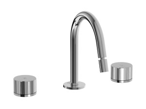 Смеситель для биде с 3 отверстиями и отдельными розетками