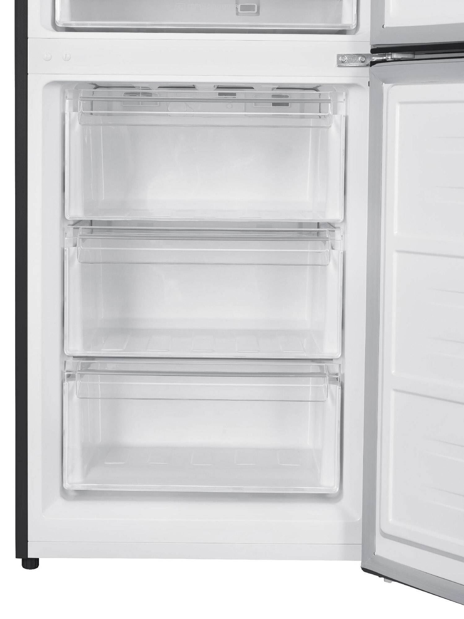 9158066 Холодильник с морозильником   Korting KNFC 62980 GN черный STDN-0126040 - Вид №9